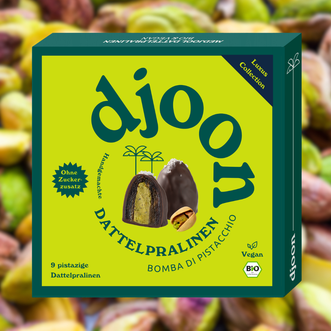 Dattelpralinen: Bomba di Pistacchio (Bio)
