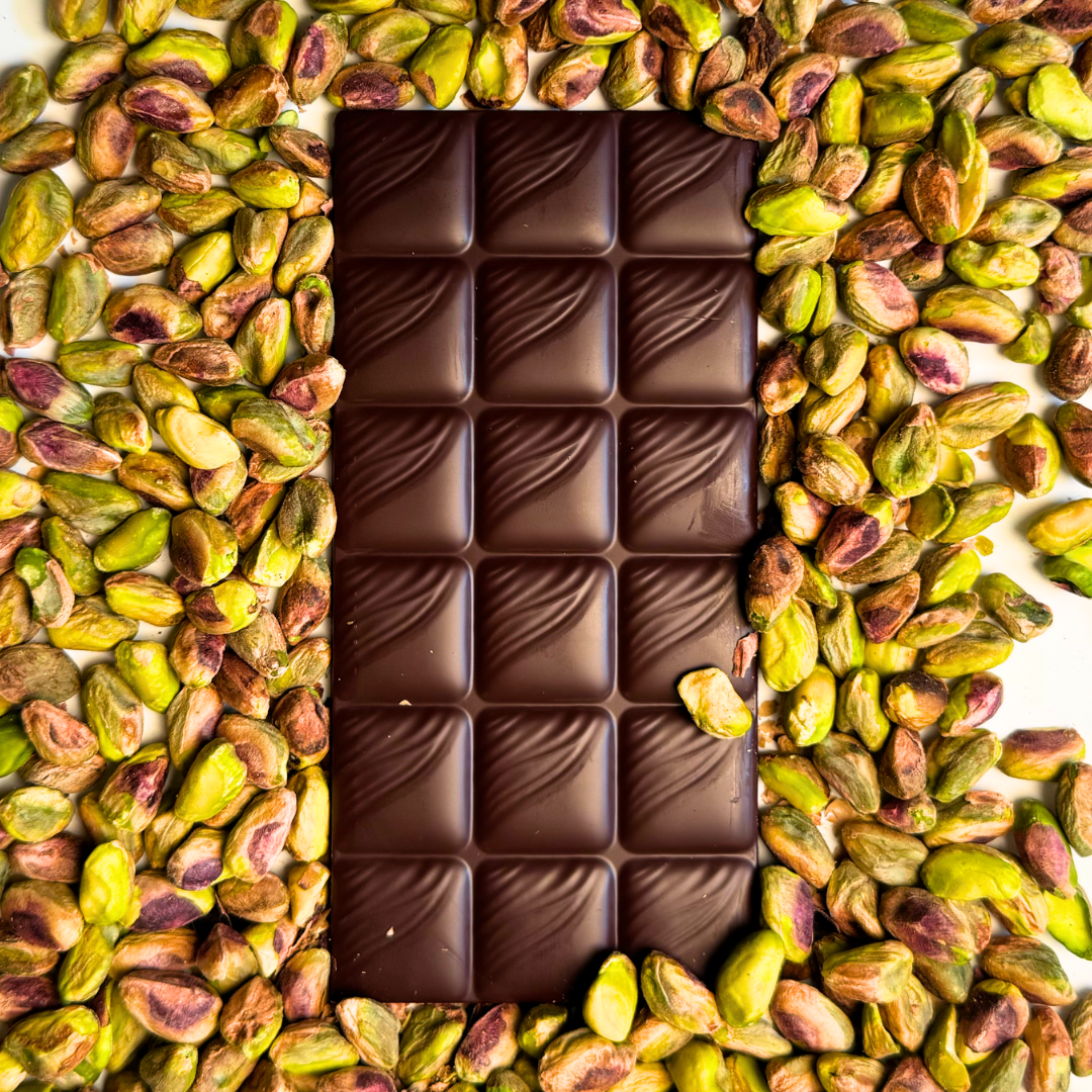 Dattelschokolade: Bomba di Pistacchio (Bio)