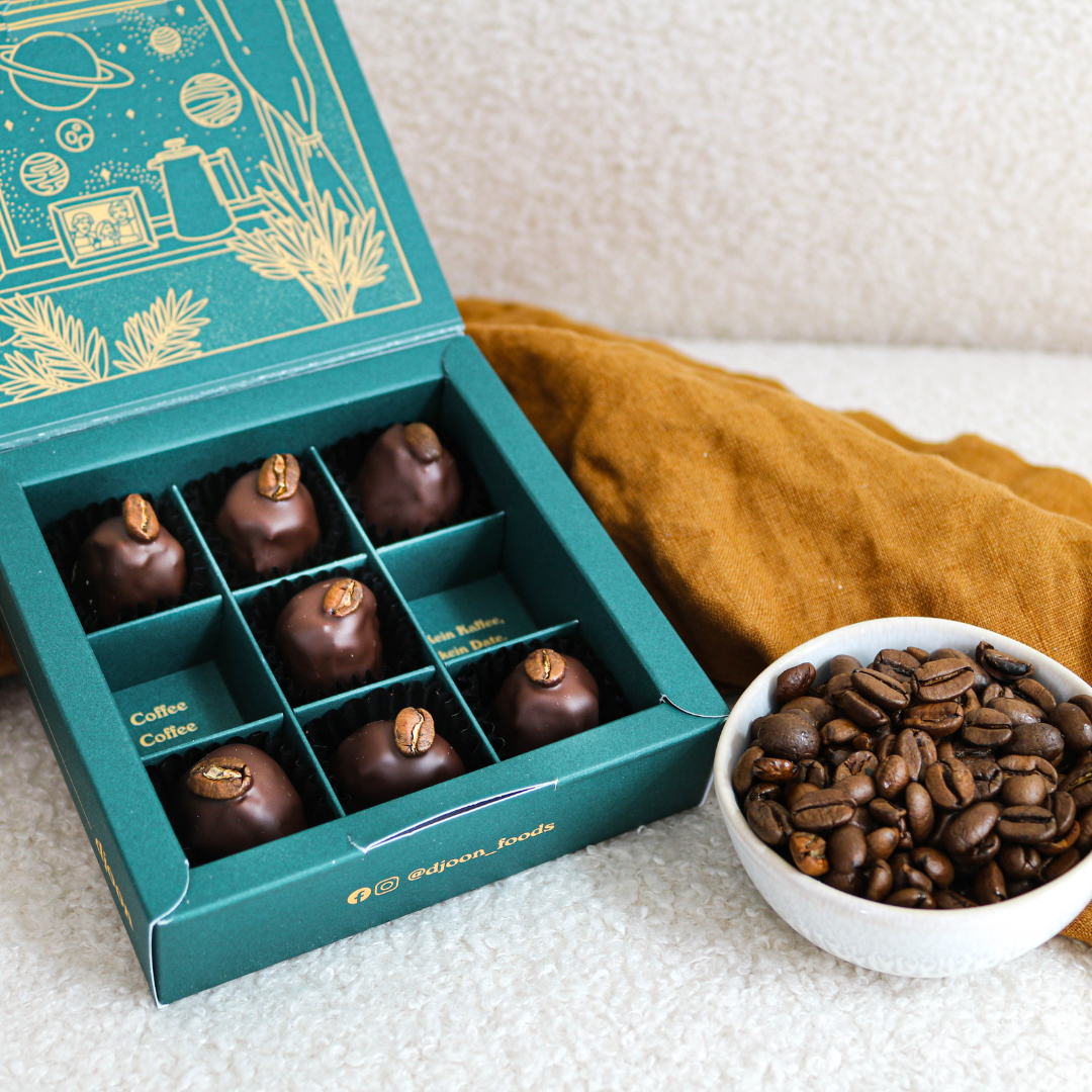 Dattelpralinen: Espresso Crunch (Bio)