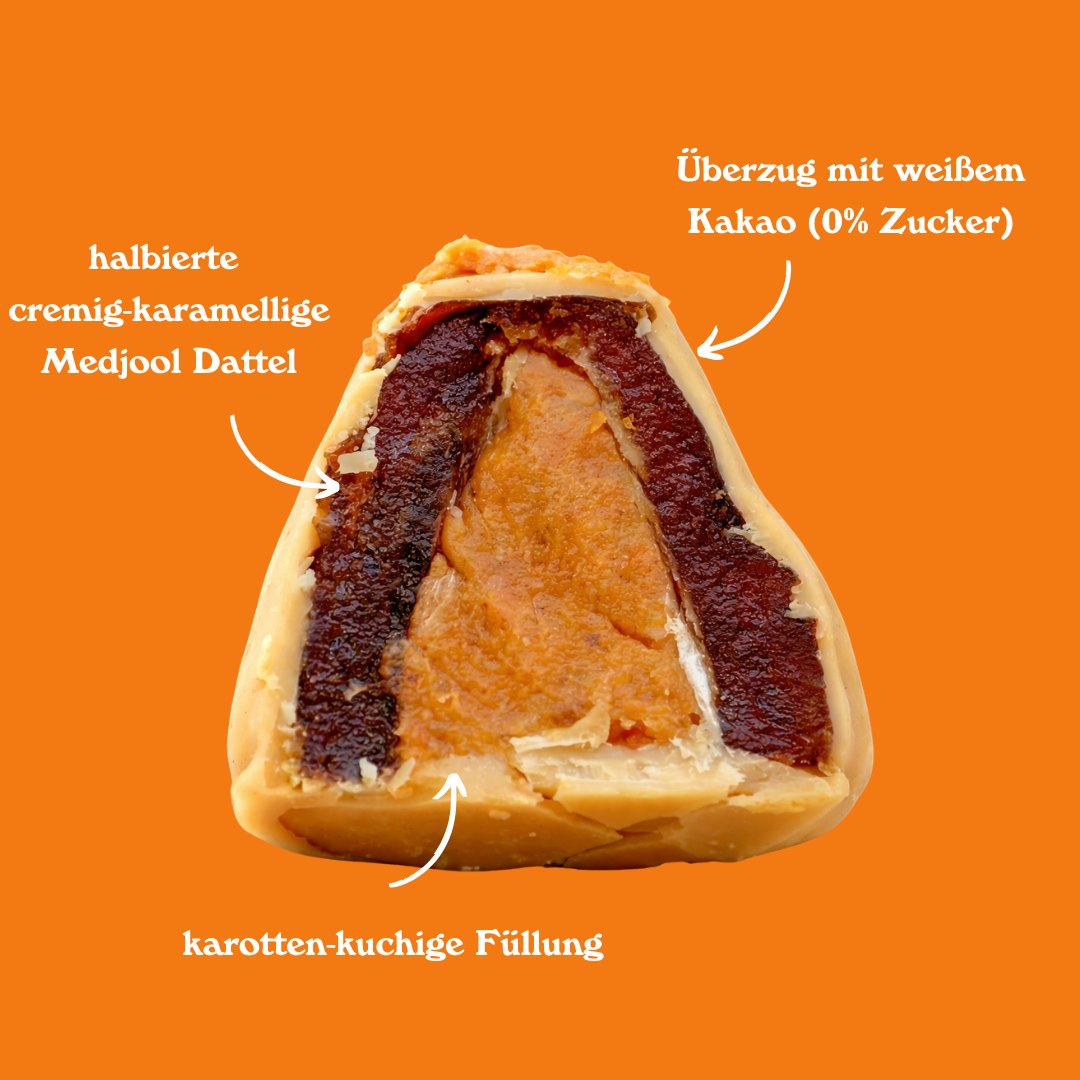 Dattelpralinen: Carrot Cake (Bio)