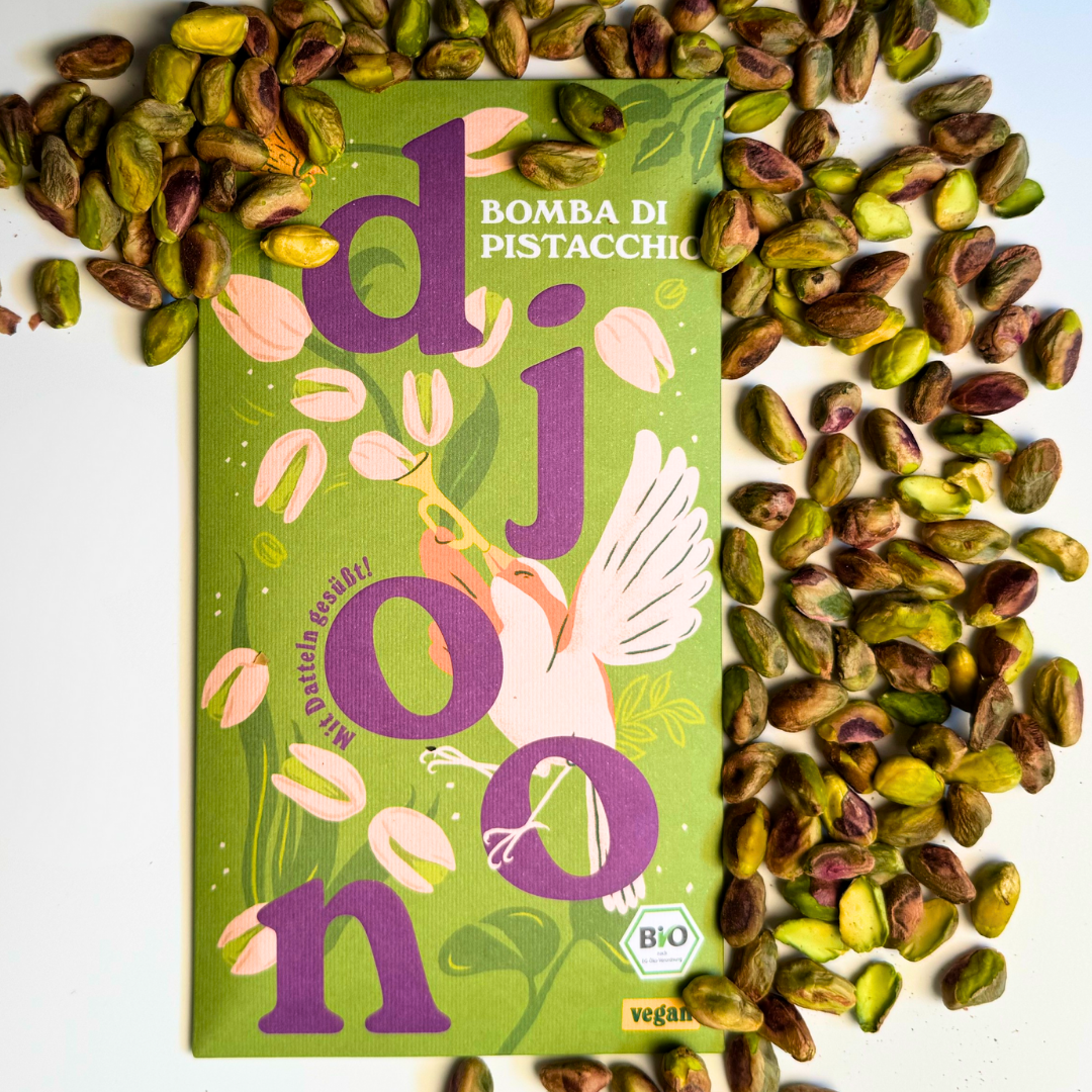 Dattelschokolade: Bomba di Pistacchio (Bio)