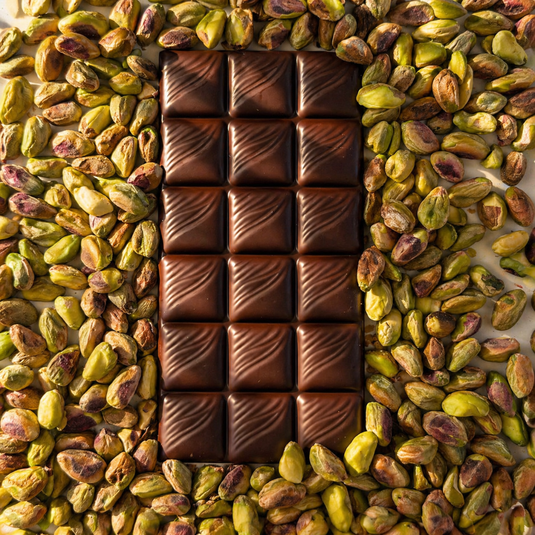 Dattelschokolade: Bomba di Pistacchio (Bio)