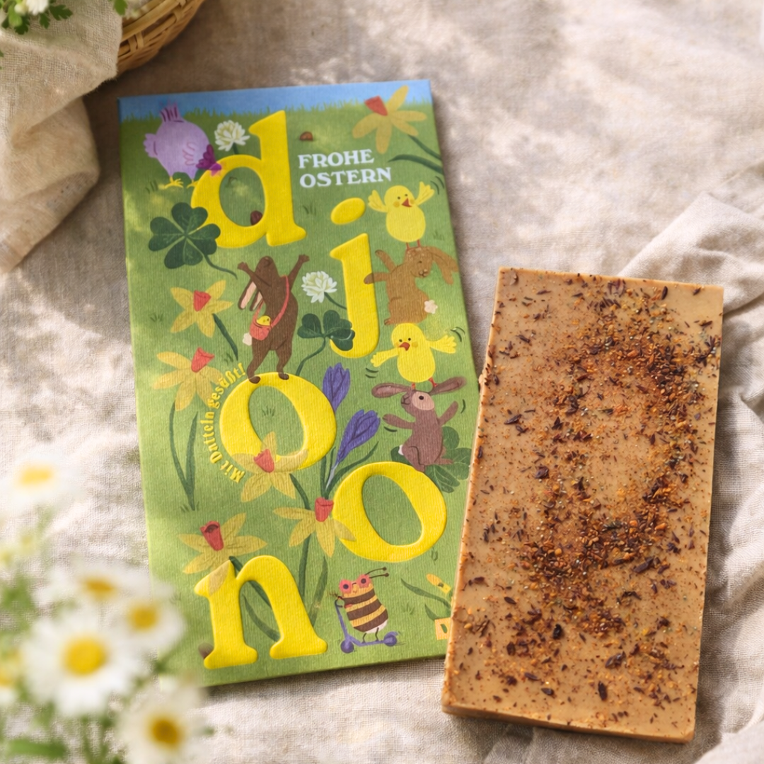 Dattelschokolade: Frohe Ostern (Bio)