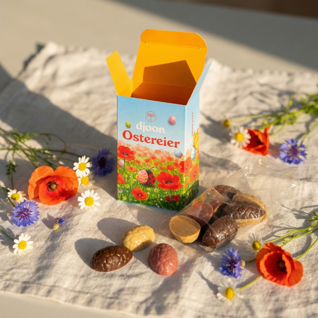 Dattelschokolade: Ostereier (Bio)