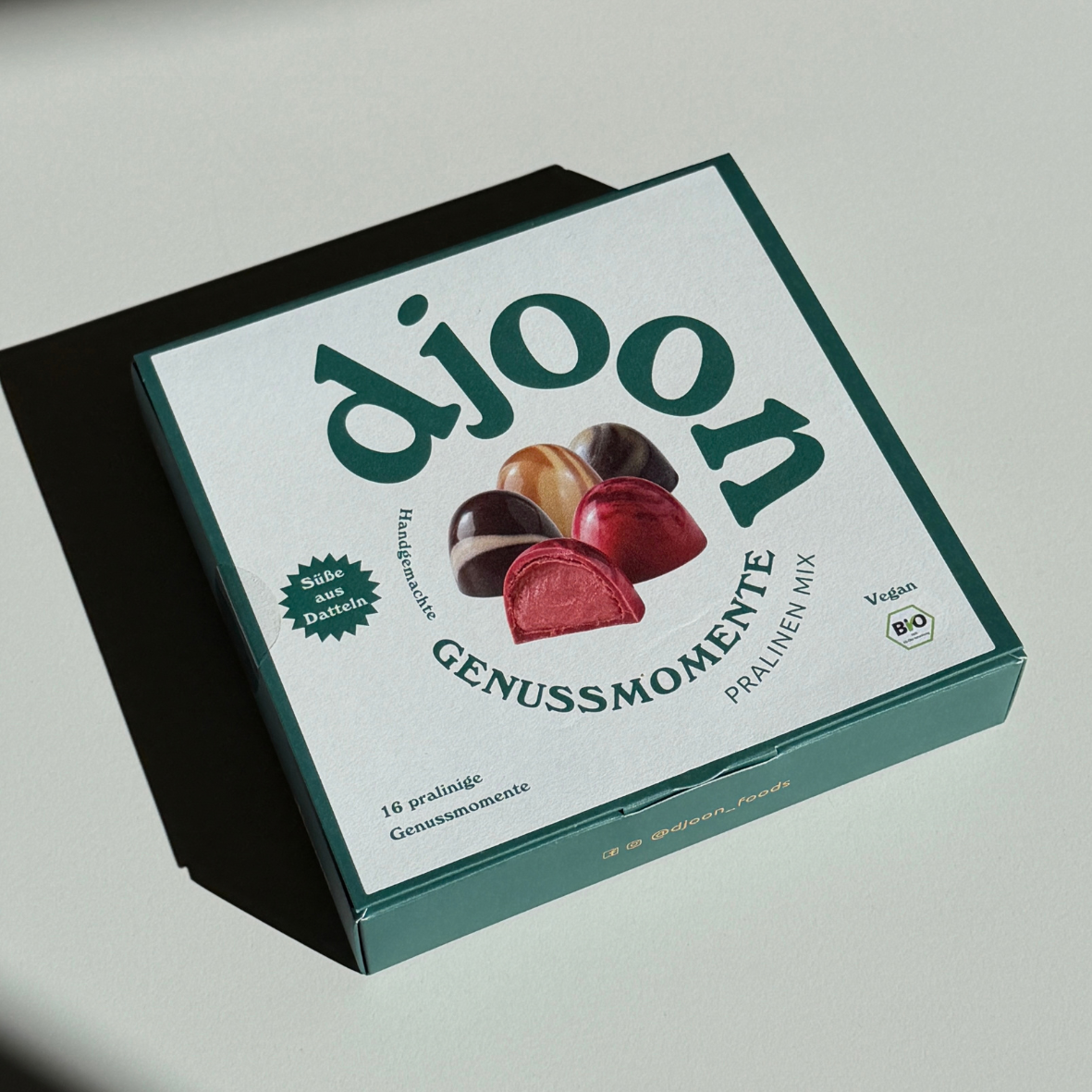 Genussmomente: Pralinen Mix 16er (Bio)