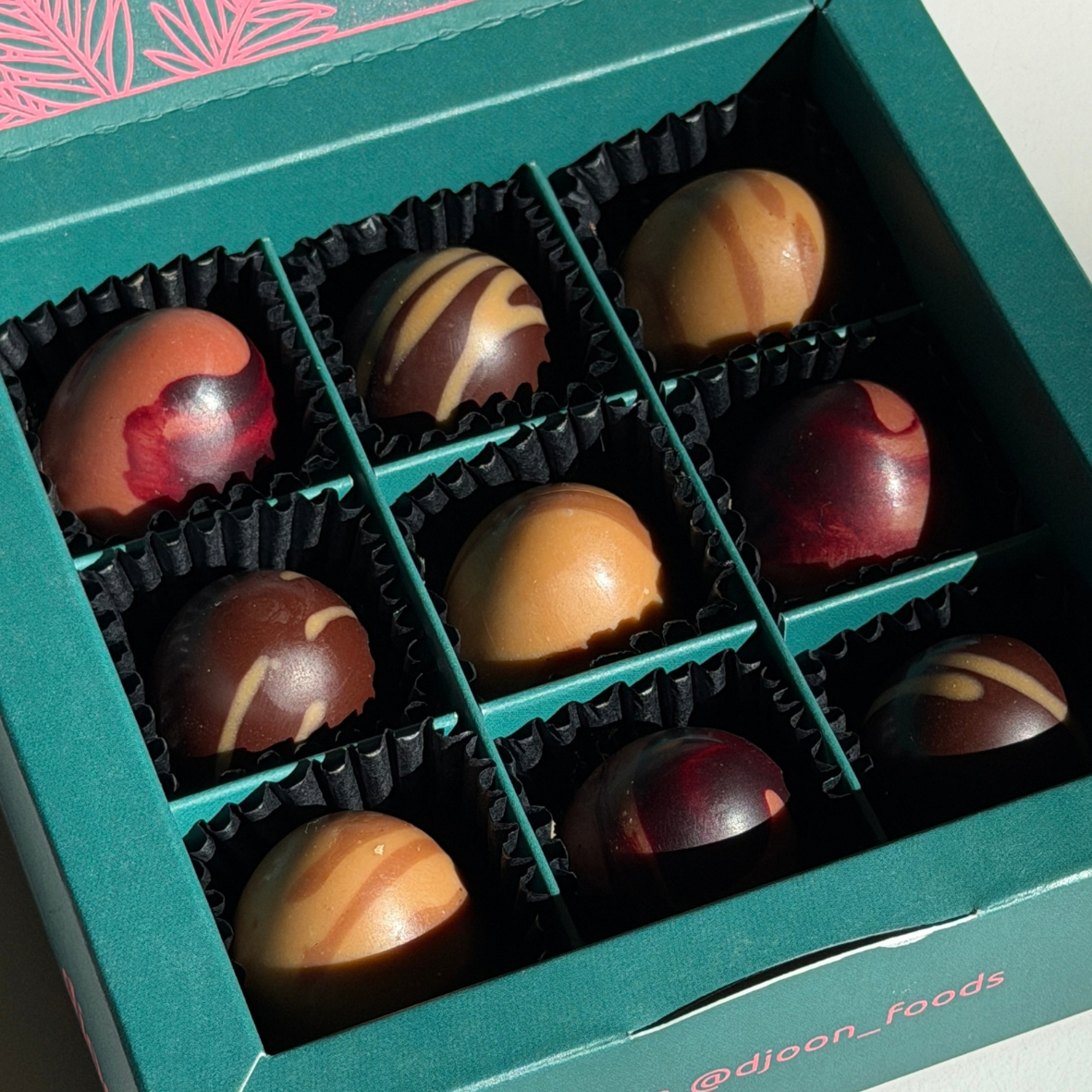 Genussmomente: Pralinen Mix 9er (Bio)