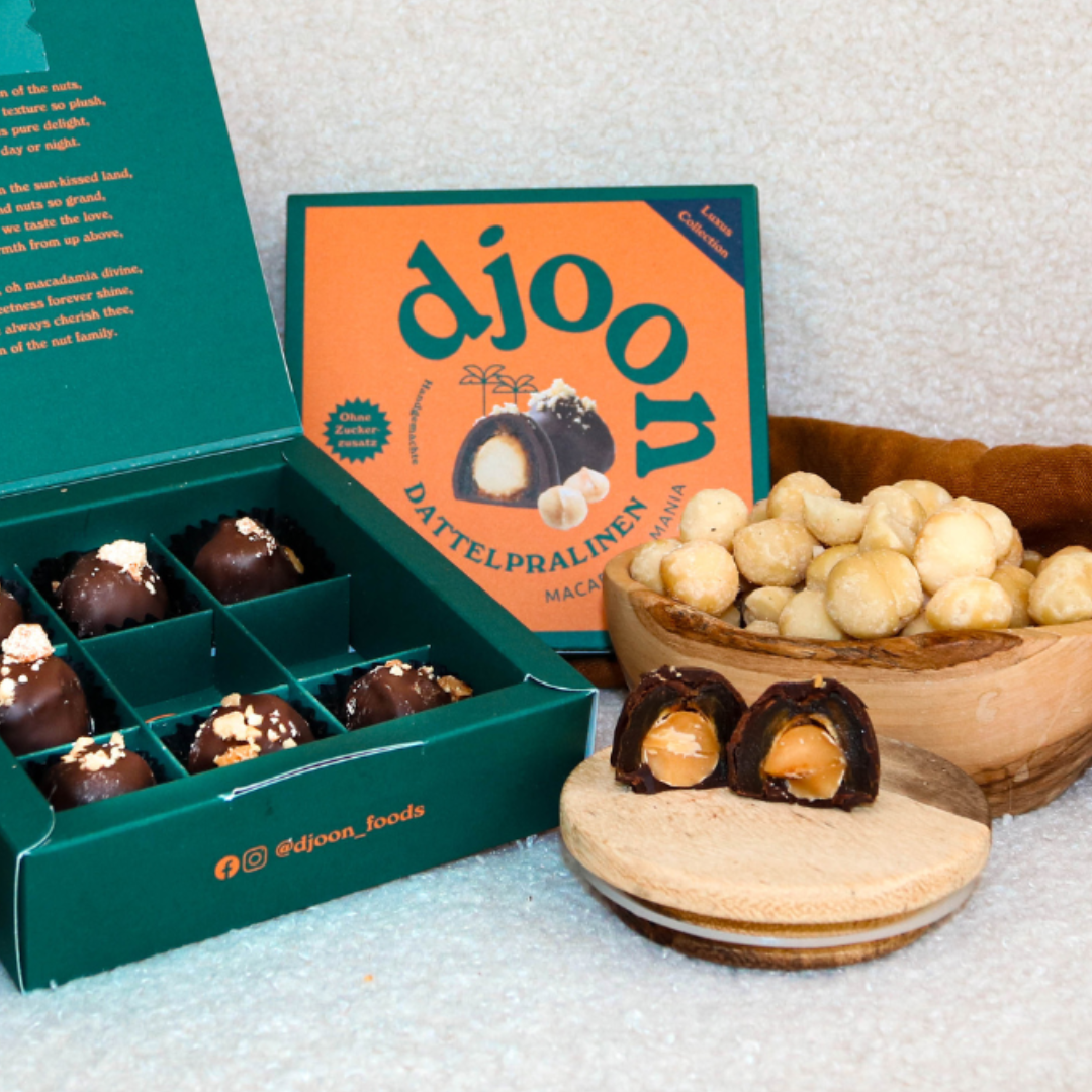 Dattelpralinen: Macadamia Mania (Bio)