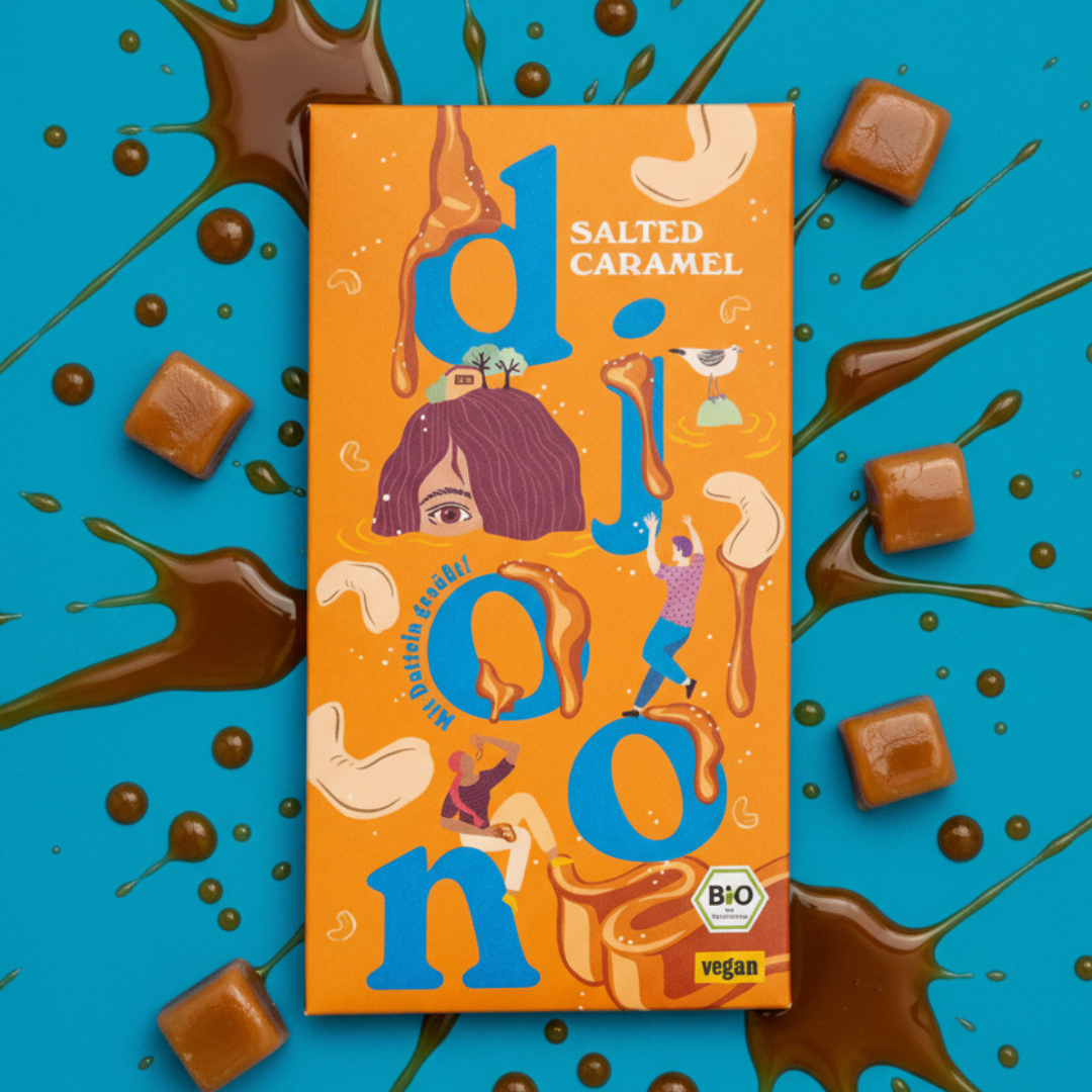 Dattelschokolade: Salted Caramel (Bio)