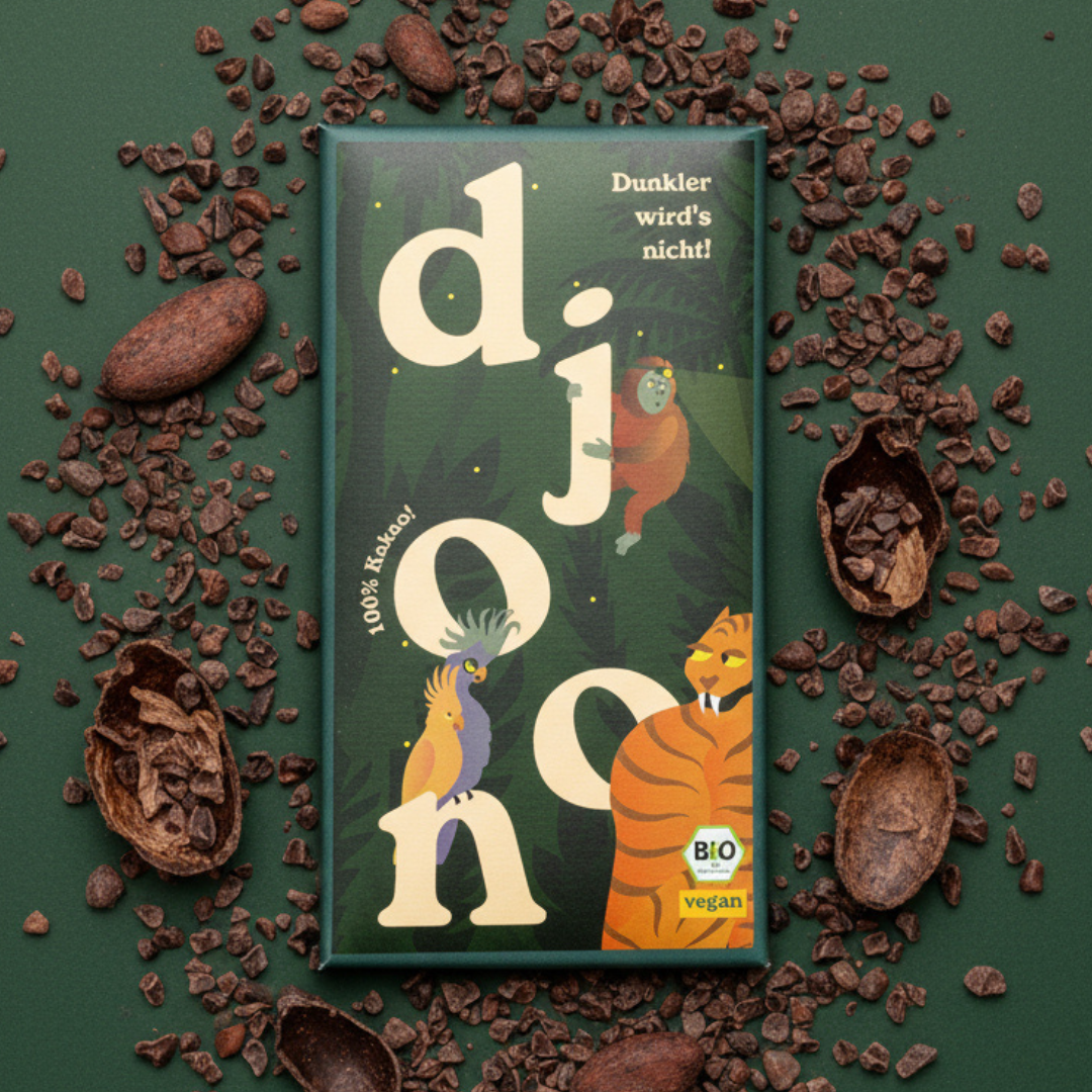 100% Kakao-Tafel: Dunkler wird's nicht! (Bio)